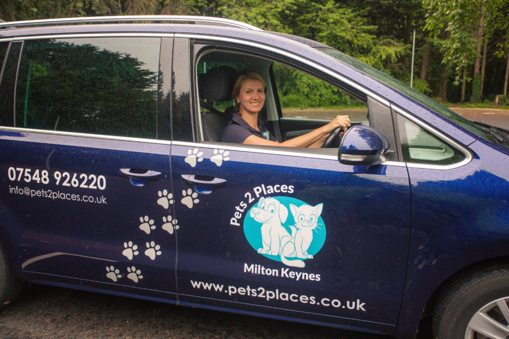 Pets 2 Places professional pet transport vehicle in Milton Keynes